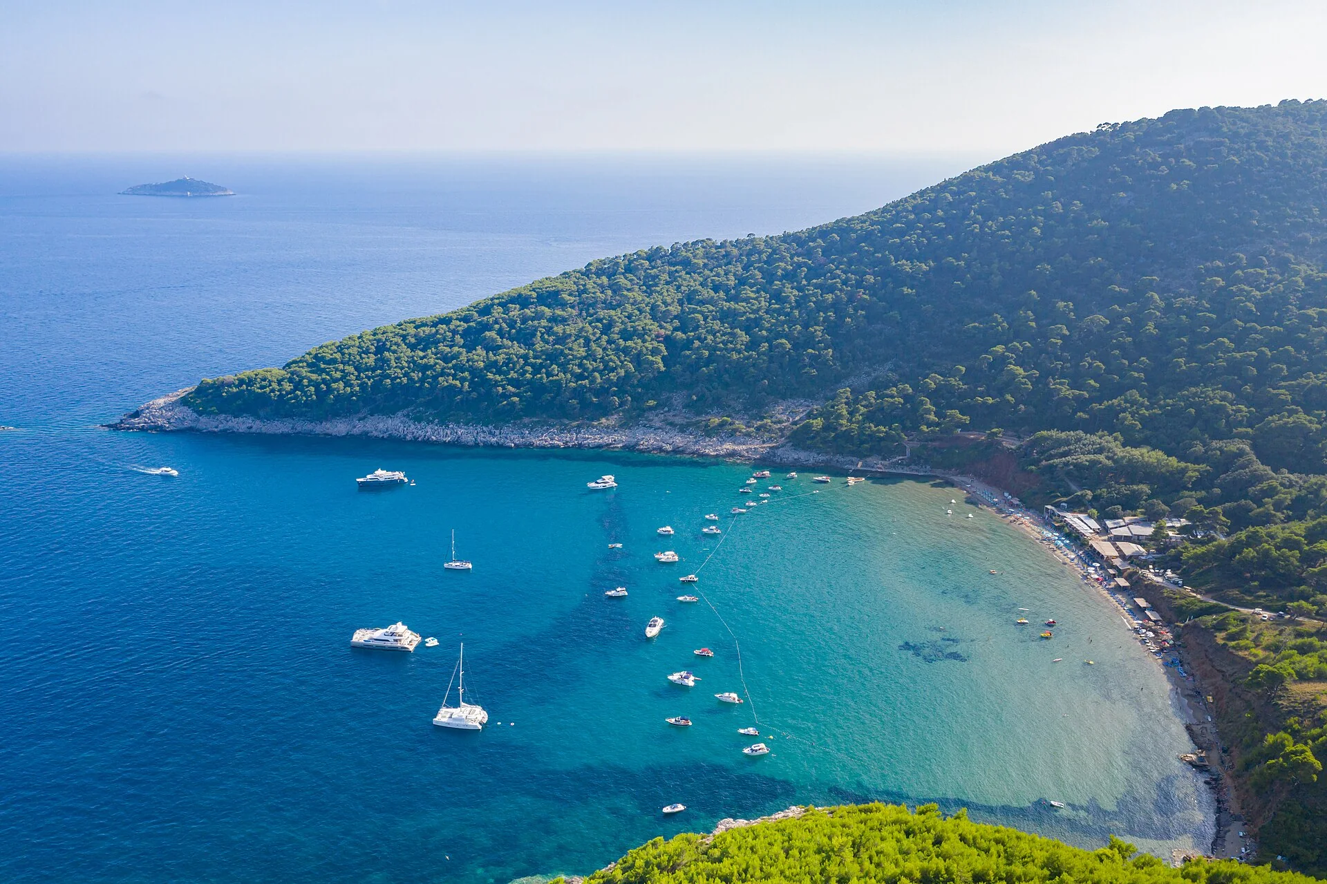 Šunj, die Sandbucht auf der anderen Inselseite.